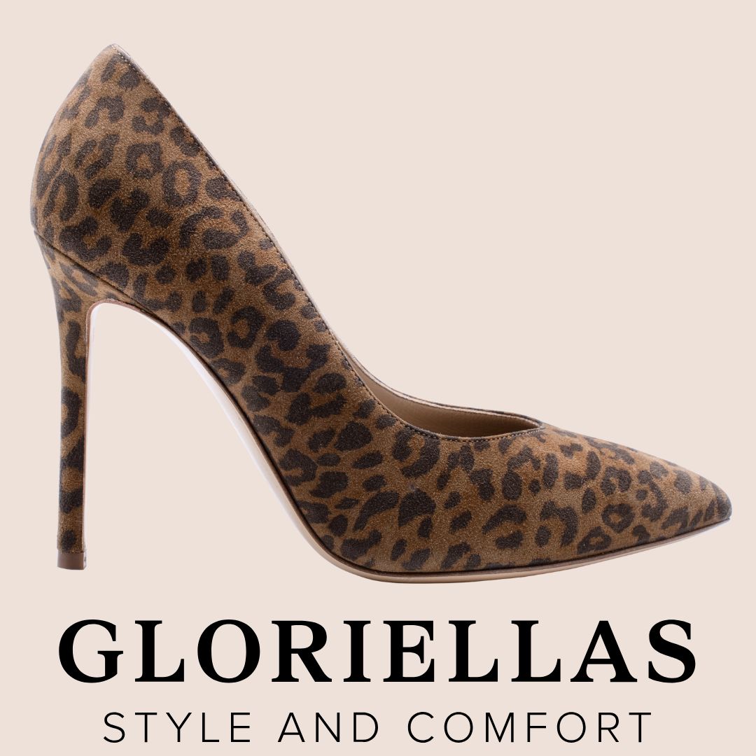 GLORIELLAS STILETTO WILD LEO Gloriellas Stilettos Wild Leo leofarbene Pumps leofarbene High Heels bequeme High Heels
