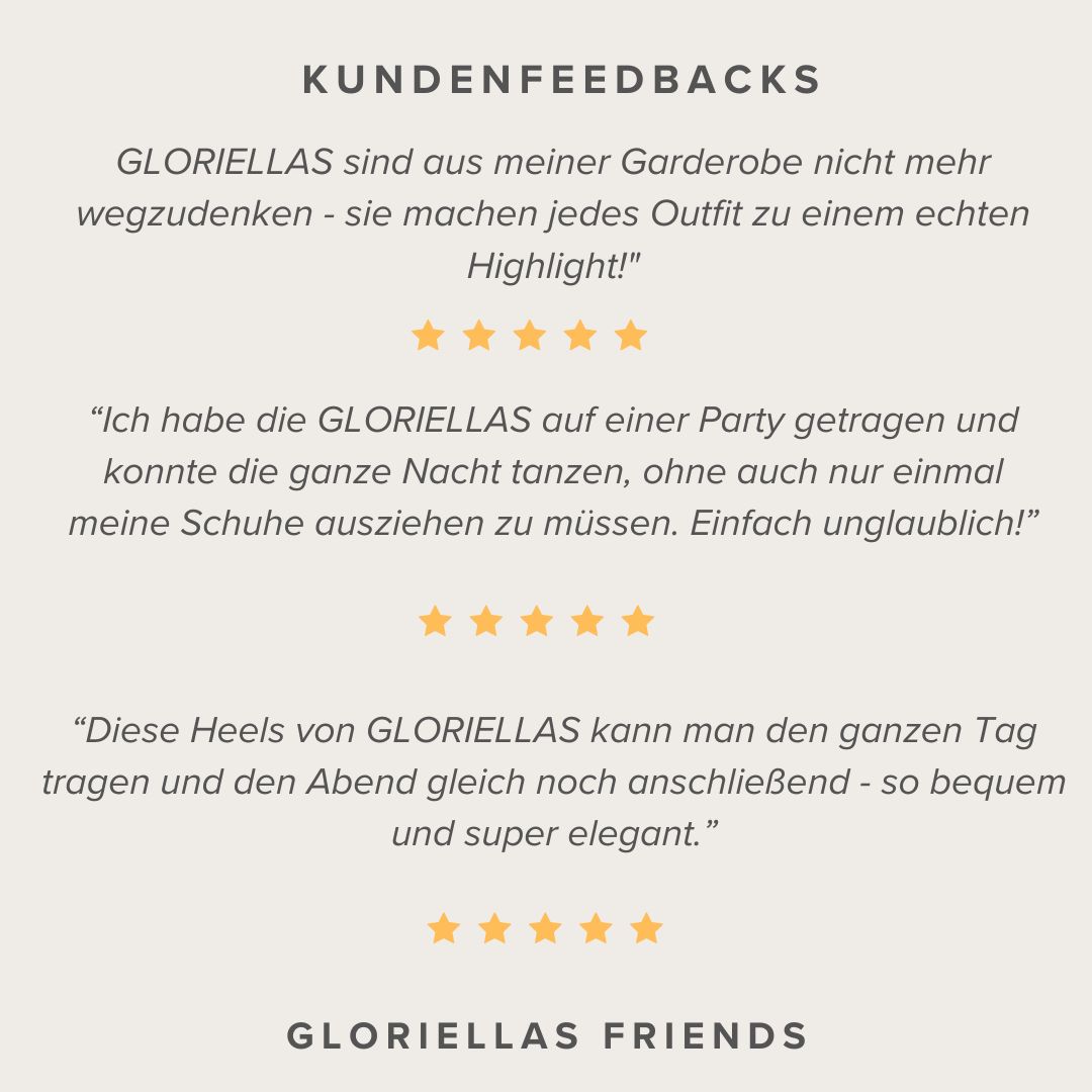 GLORIELLAS STILETTO GLAM DIVA GLORIELLAS STILETTO GLAM DIVA