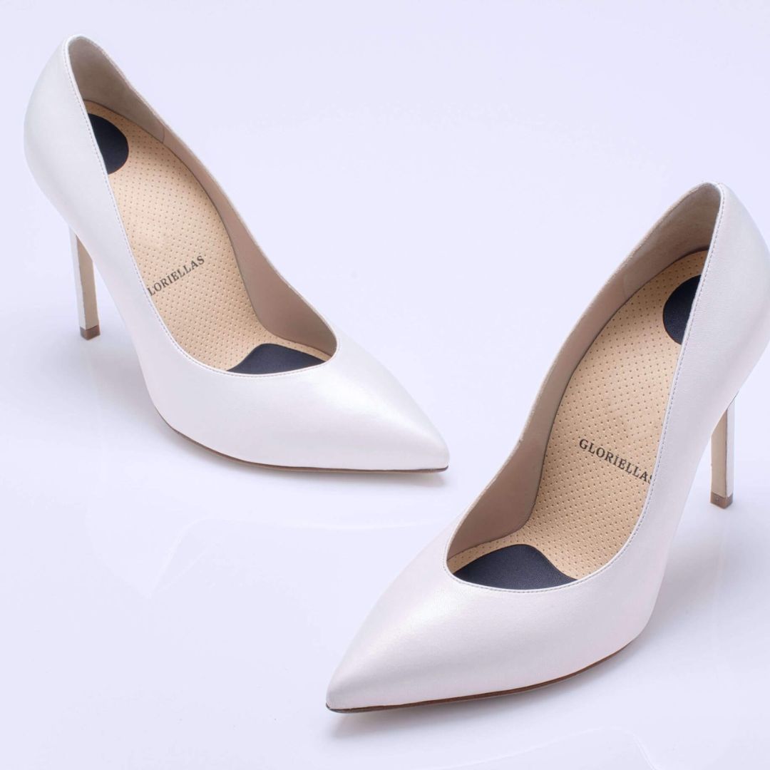 GLORIELLAS STILETTO VENICE Gloriellas Stilettos Venice weisse Pumps weiße High Heels bequeme High Heels Brautschuhe