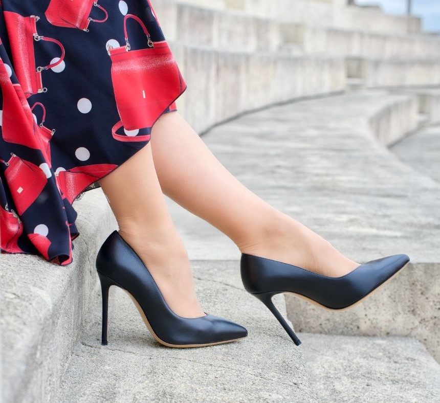 Gloriellas Stilettos Black LadyDamenschuhe bequeme Pumps bequeme High Heels schwarze Pumps