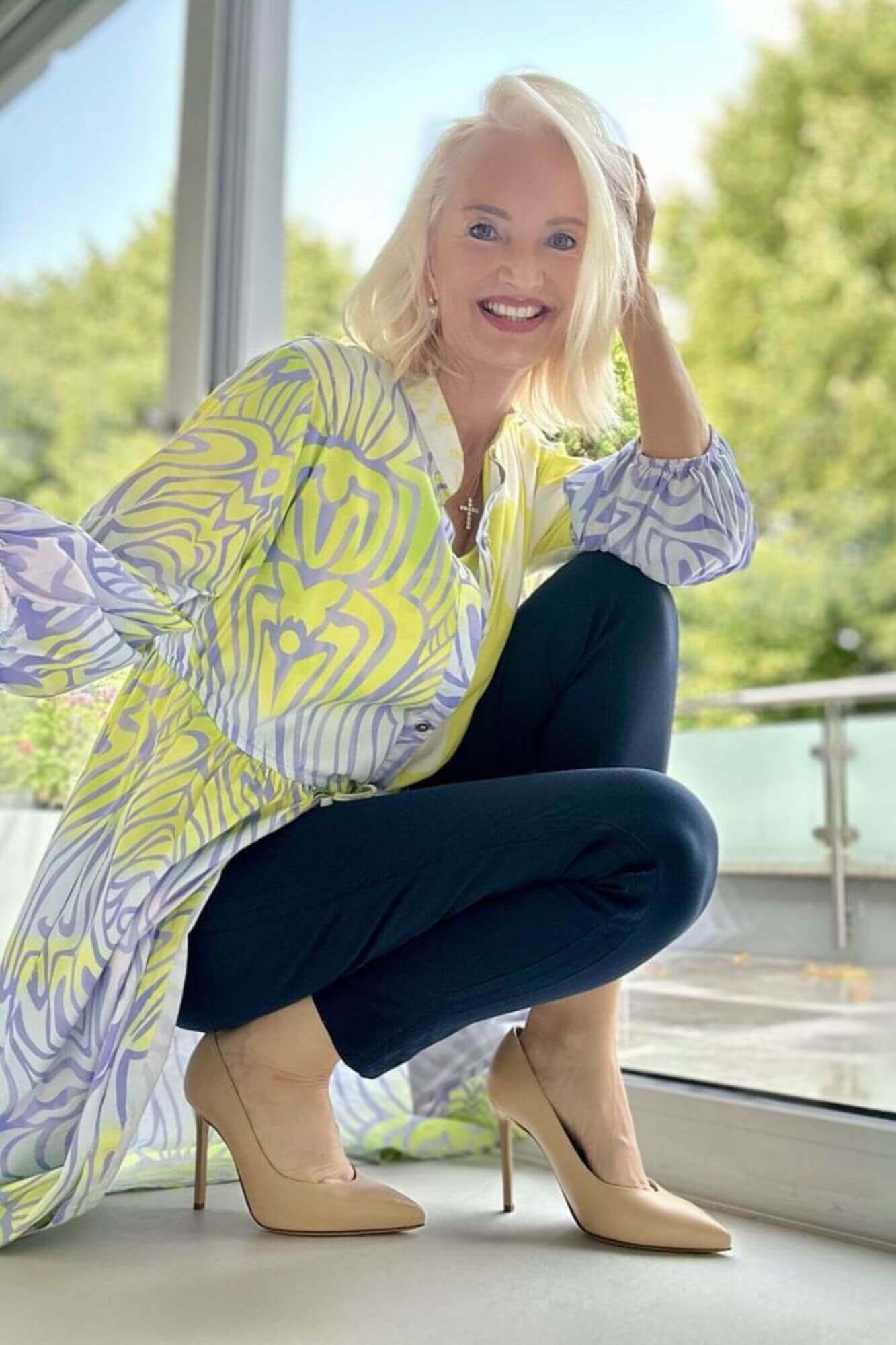 Gloriellas Testimonial Heike in Gloriellas Harmonie beige Pumps nudefarbene High Heels bequeme Pumps
