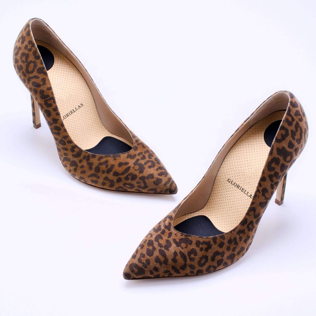 GLORIELLAS STILETTO WILD LEO Gloriellas Stilettos Wild Leo leofarbene Pumps leofarbene High Heels bequeme High Heels