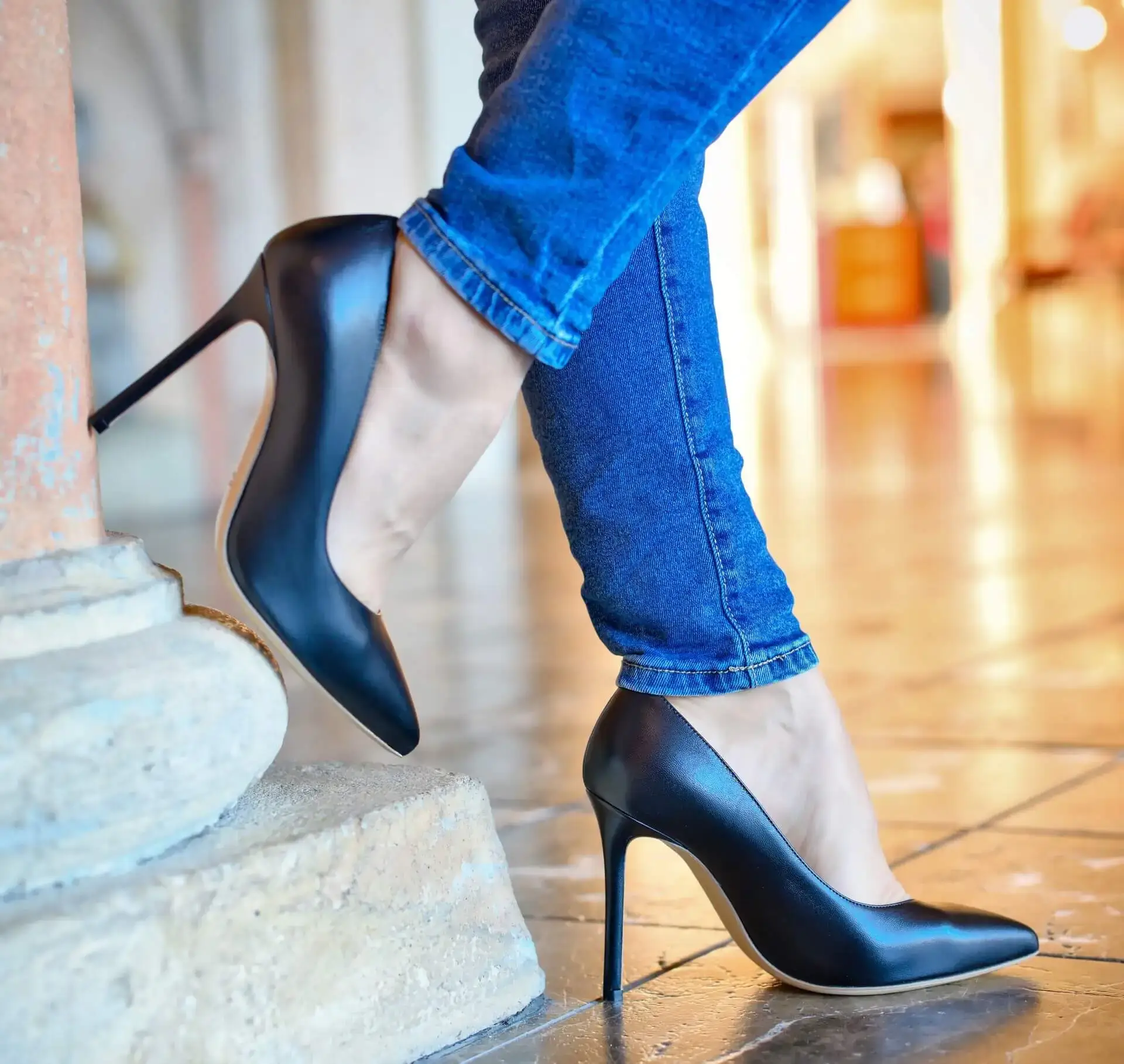 GLORIELLAS STILETTO BLACK LADY GLORIELLAS STILETTO BLACK LADY