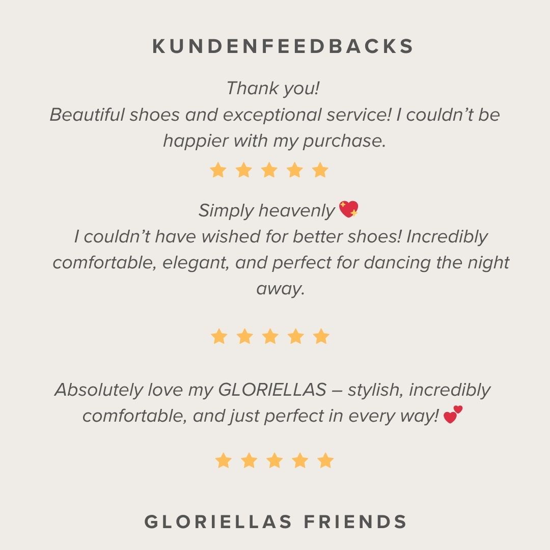 Gloriellas Stilettos Venice weisse Pumps bequeme High Heels  Kundenfeedback Bewertung