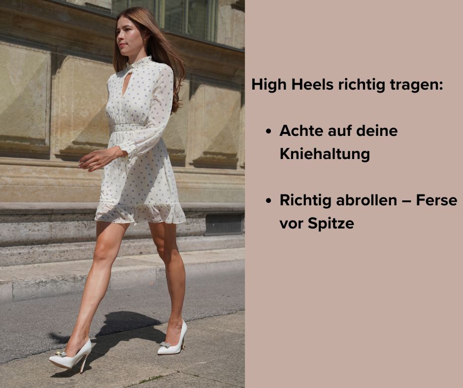 Gloriellas Blogbeitrag richtig laufen in High Heels richtige Gangart High Heel Training