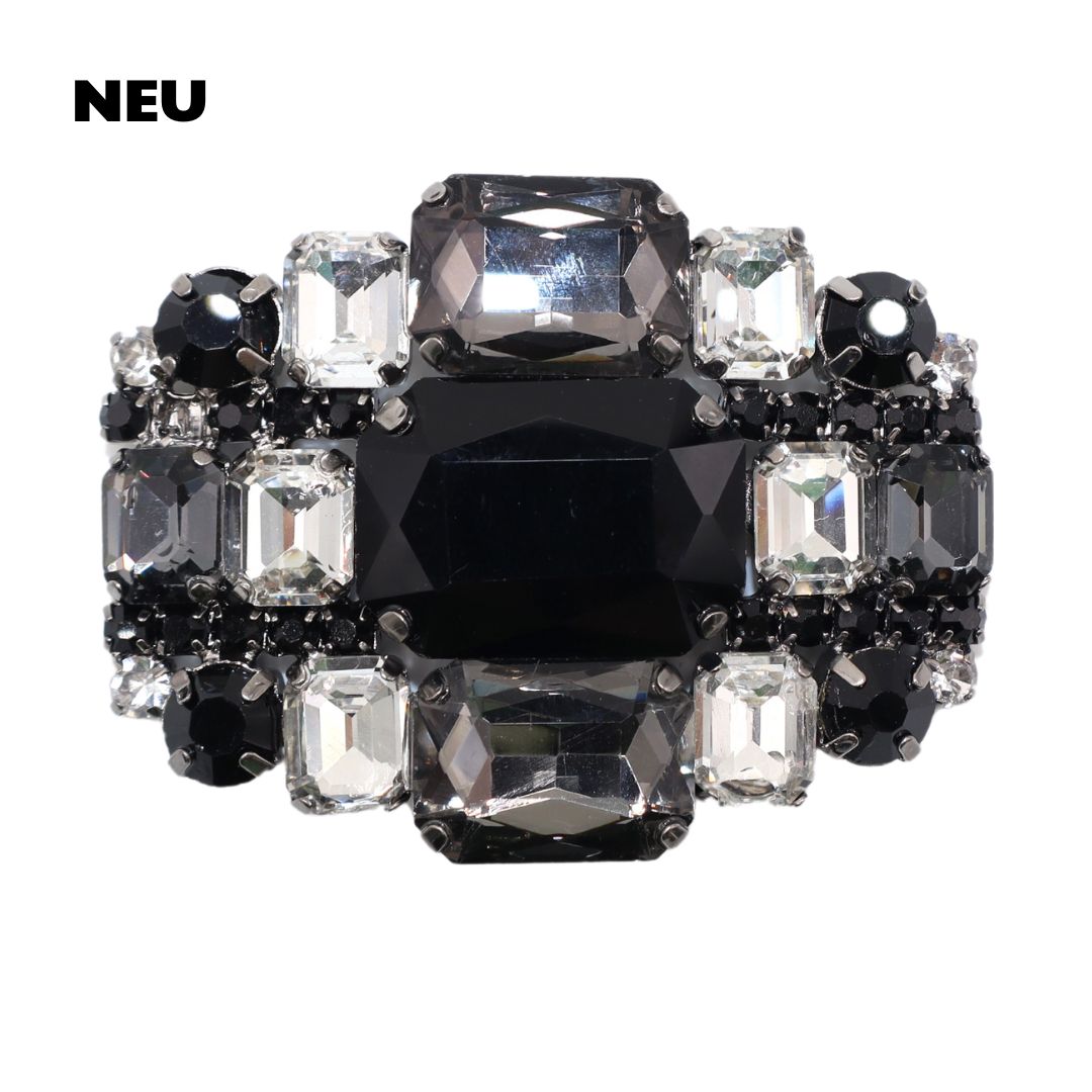 GLORIELLAS Schuhclip Black Star loriellas Schuhclip Black Star Schuhaccesoire mit Glitzersteinen