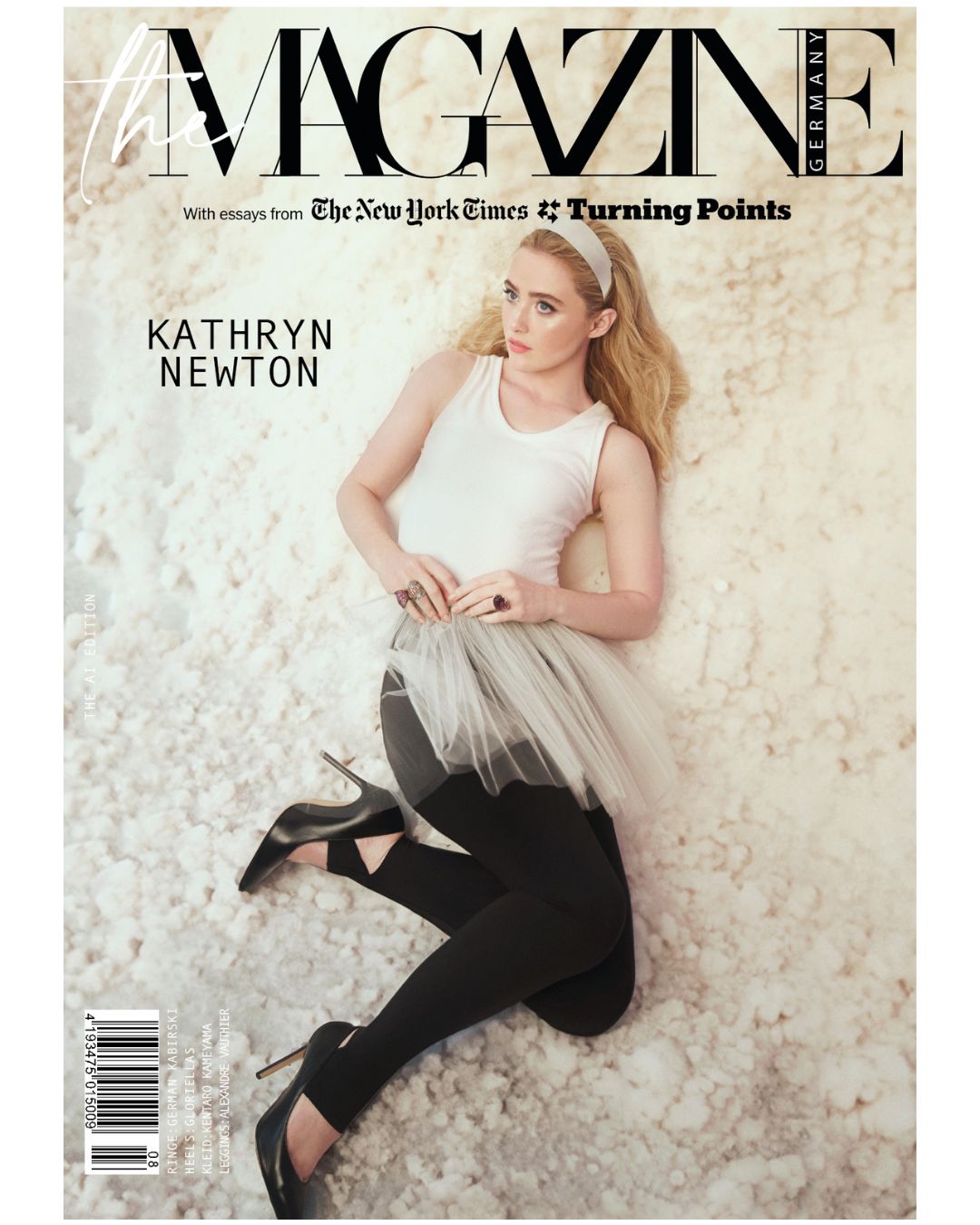 Kathryn Newton Cover the Magazine Gloriellas Stilettos Black Lady schwarze Pumps bequeme Pumps