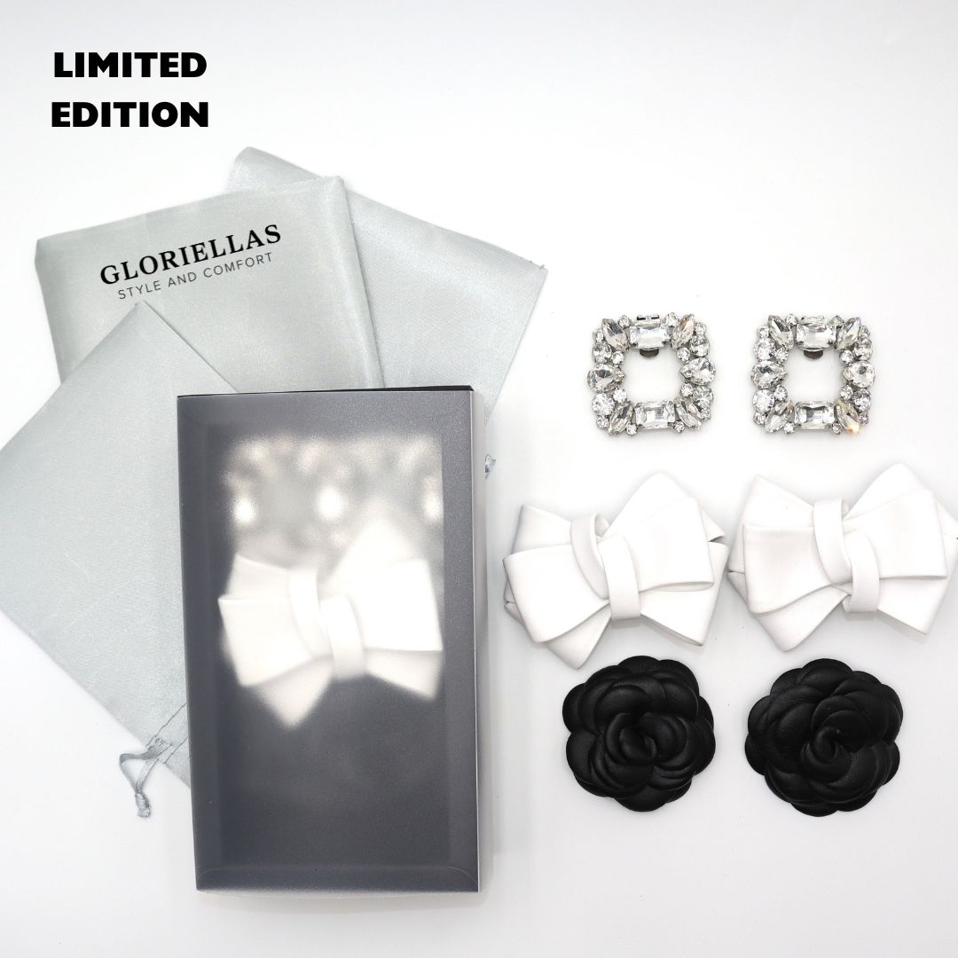 GLORIELLAS Clip Set VALENTIN Gloriellas Schuhclips Set Valentin Geschenkset 3-er Schuhclipset