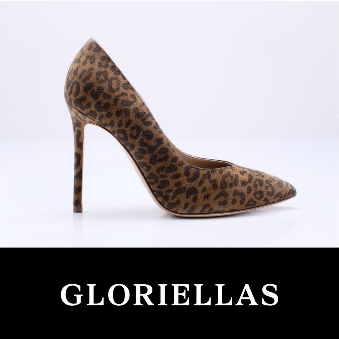 GLORIELLAS STILETTO WILD LEO Gloriellas Stilettos Wild Leo leofarbene Pumps leofarbene High Heels bequeme High Heels