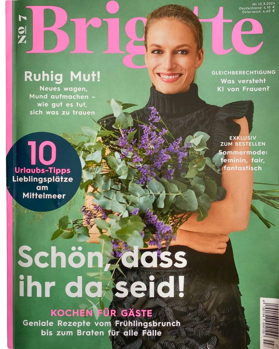 Gloriellas Clipping Cover Brigitte Magazin