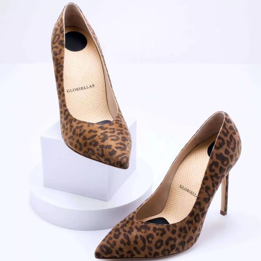GLORIELLAS STILETTO WILD LEO Gloriellas Stilettos Wild Leo leofarbene Pumps leofarbene High Heels bequeme High Heels