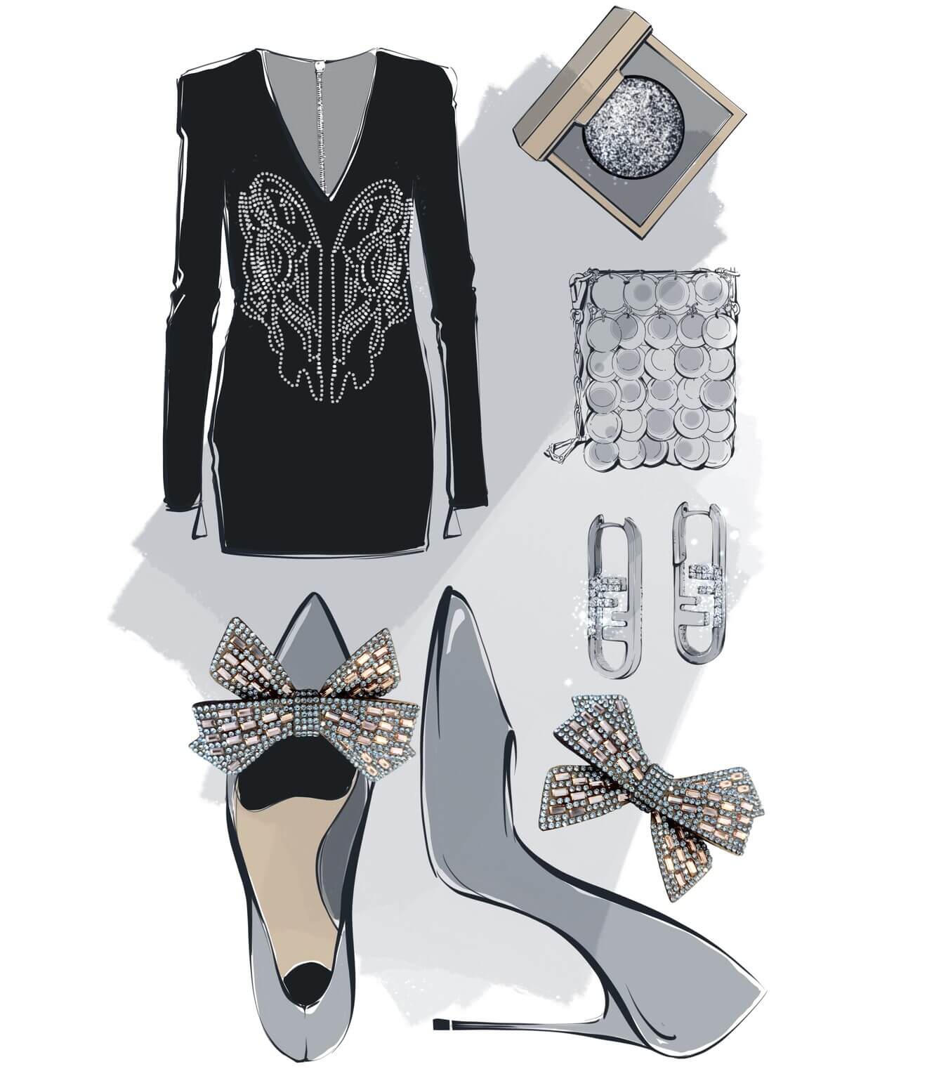 Outfit Vorschlag silber